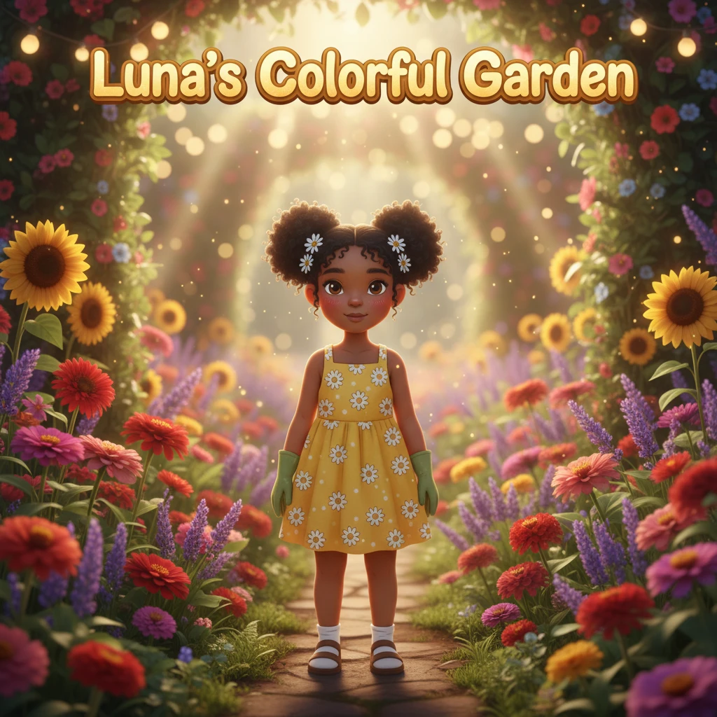 Luna's Colorful Garden