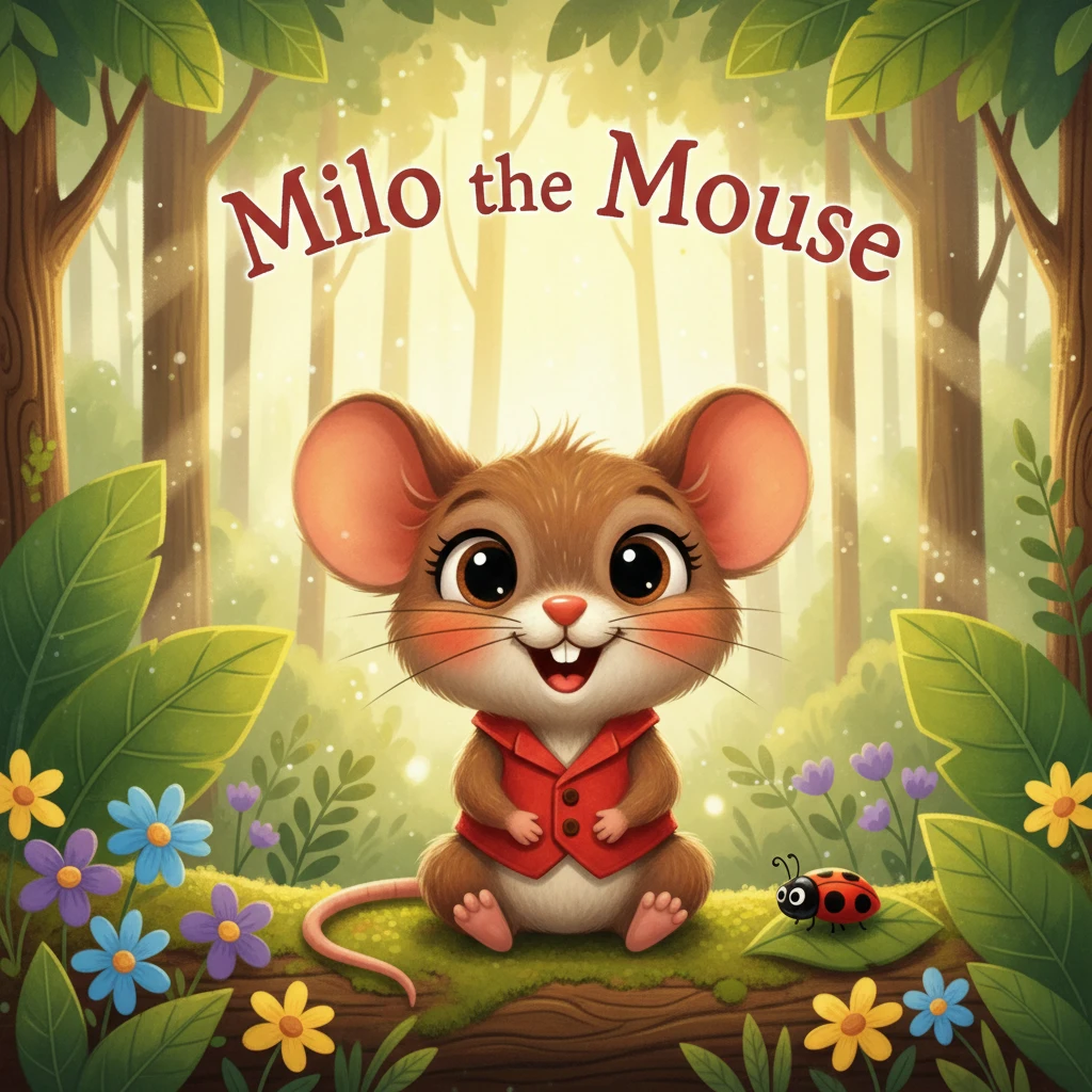 Milo the Mouse – A gentle rhyming poem about Milo, a small brown mouse who discovers the joy of friendship through kindness and sharing.